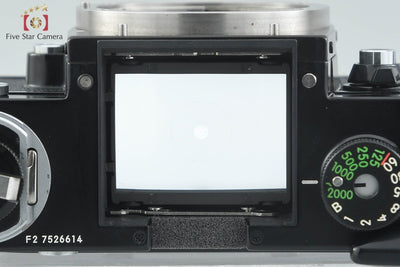 [Used] Nikon F2 Photomic S Black + NIKKOR-H.C Auto 50mm f/2