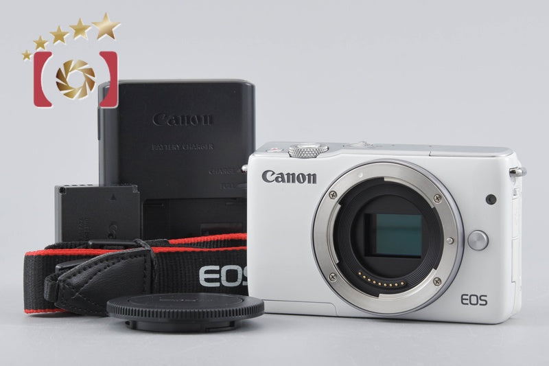 【中古】Canon キヤノン EOS M10 ホワイト ミラーレス一眼カメラ