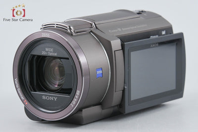 [Used] SONY Sony HANDYCAM FDR-AX40 Bronze Brown Video Camera with Original Box