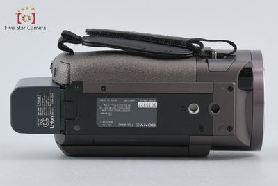 [Used] SONY Sony HANDYCAM FDR-AX40 Bronze Brown Video Camera with Original Box