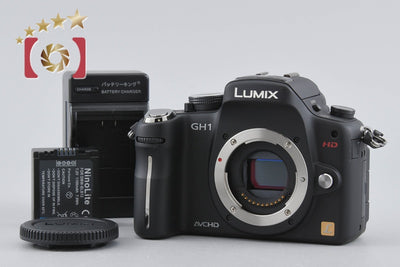 [Used] Panasonic LUMIX DMC-GH1 Comfort Black Mirrorless Interchangeable Lens Camera, Low Shutter Count