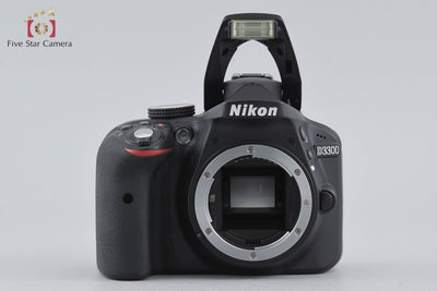 [Used] Nikon D3300 Black + AF-S DX NIKKOR 18-55mm f/3.5-5.6 G II ED