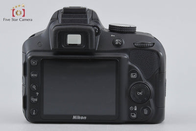 [Used] Nikon D3300 Black + AF-S DX NIKKOR 18-55mm f/3.5-5.6 G II ED