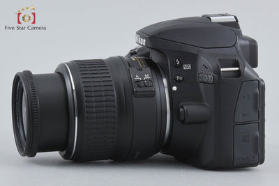 [Used] Nikon D3300 Black + AF-S DX NIKKOR 18-55mm f/3.5-5.6 G II ED
