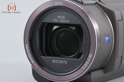[Used] SONY Sony HANDYCAM FDR-AX40 Bronze Brown Video Camera with Original Box