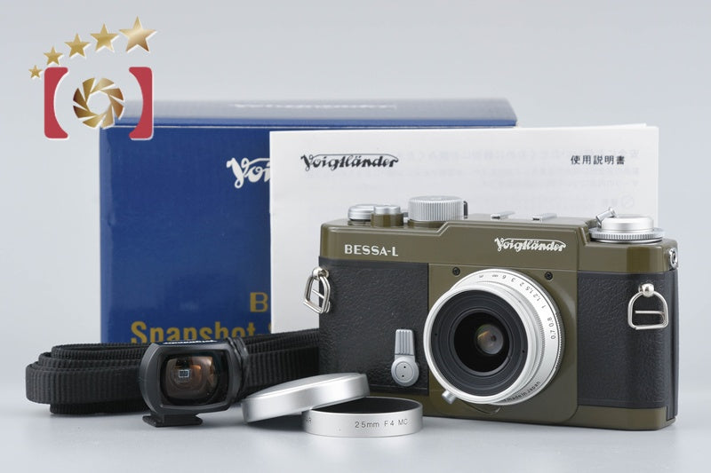 [Used] Voigtlander BESSA-L Olive SNAPSHOT-SKOPAR 25mm f/4 MC Special Edition with Original Box
