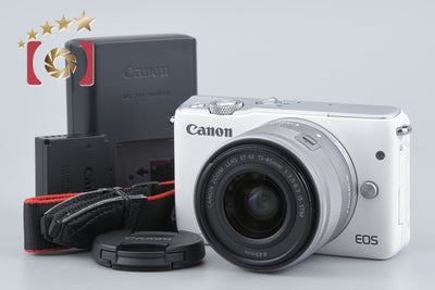 [Used] Canon EOS M10 EF-M 15-45 IS STM Lens Kit White