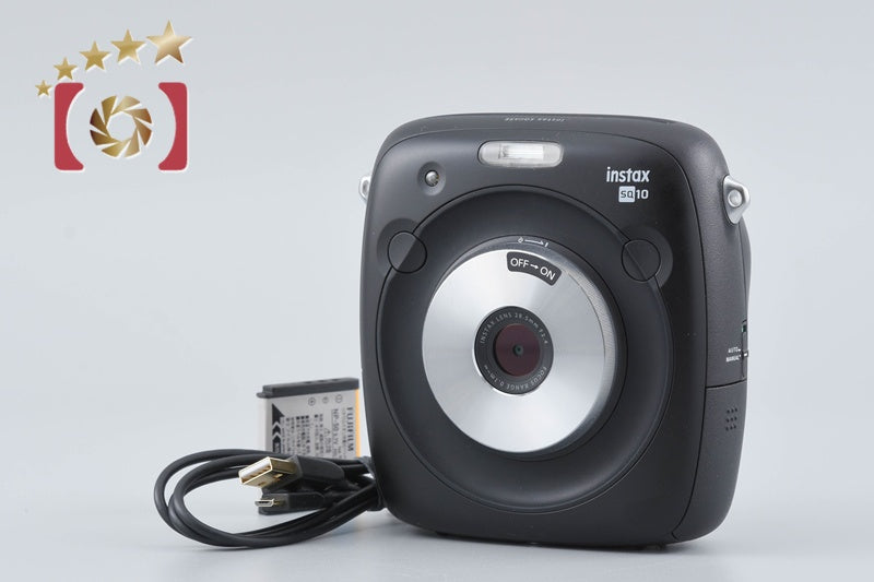 [Used] FUJIFILM instax SQUARE SQ10 Black Instant Camera