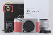 [Used] Fujifilm FUJIFILM X-A5 Lens Kit Pink with Original Box