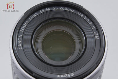 [Used] Canon EF-M 55-200mm f/4.5-6.3 IS STM Silver