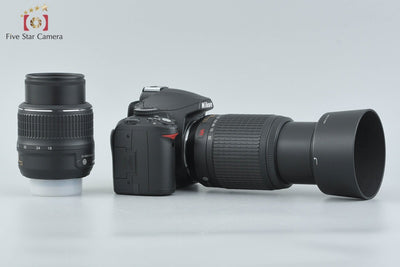Used: Nikon D3000 Double Zoom Kit, Low Shutter Count
