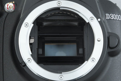 Used: Nikon D3000 Double Zoom Kit, Low Shutter Count