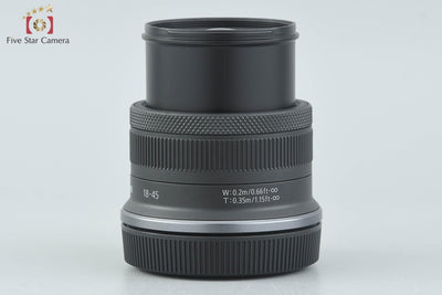 [Used] Canon RF-S 18-45mm f/4.5-6.3 IS STM Black
