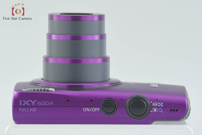 [Used] Canon IXY 600F Purple Compact Digital Camera
