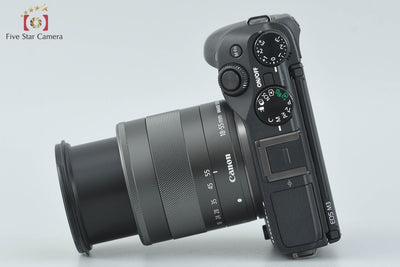 [Used] Canon EOS M3 Black EF-M 18-55mm f/3.5-5.6 IS STM Lens Kit