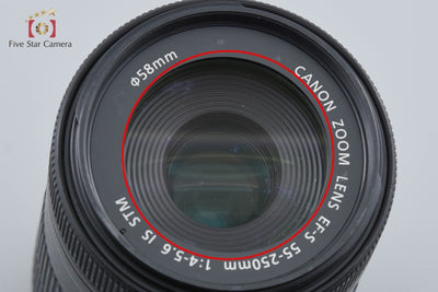 [Used] Canon EF-S 55-250mm f/4-5.6 IS STM