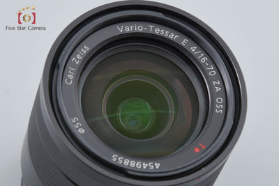 Used SONY Carl Zeiss Vario-Tessar T* E 16-70mm f/4 ZA OSS SEL1670Z