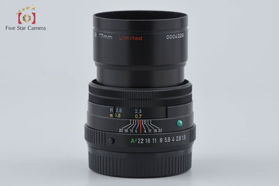 [Used] PENTAX SMC FA 77mm f/1.8 Limited Black