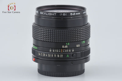 [Used] Canon New FD 50mm f/1.4