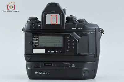 [Used] Nikon F4E Film SLR Camera + MF-23 Multi-Control Back + DA-20 Action Finder