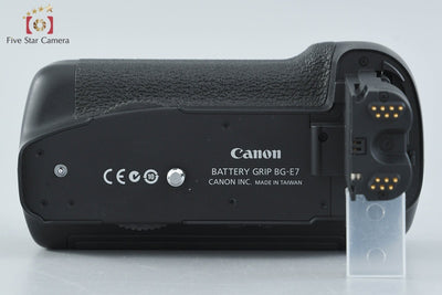 Used: Canon EOS 7D + BG-E7 Battery Grip