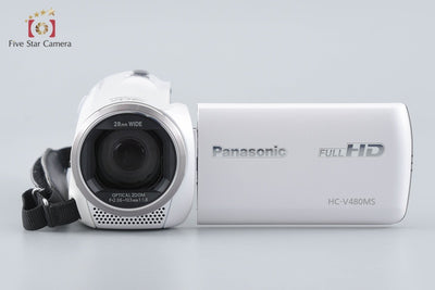 [Used] Panasonic HC-V480MS White Digital High Definition Video Camera