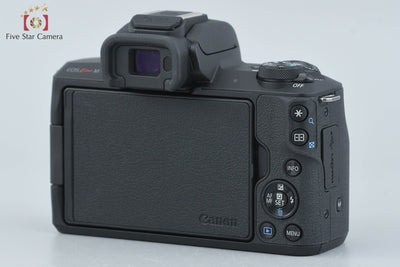 [Used] Canon EOS Kiss M Double Zoom Kit Black