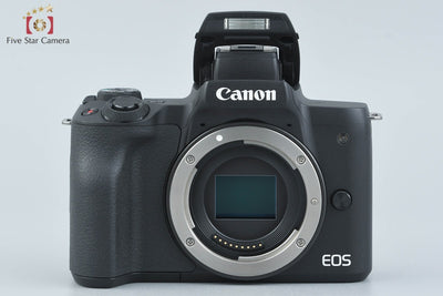 [Used] Canon EOS Kiss M Double Zoom Kit Black