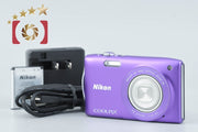 [Used] Nikon COOLPIX S3300 Lavender Purple Compact Digital Camera