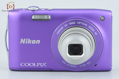 [Used] Nikon COOLPIX S3300 Lavender Purple Compact Digital Camera
