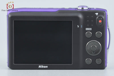 [Used] Nikon COOLPIX S3300 Lavender Purple Compact Digital Camera