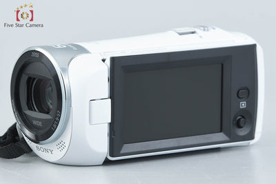 Used SONY Handycam HDR-CX470 White Digital Video Camera