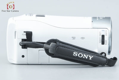 Used SONY Handycam HDR-CX470 White Digital Video Camera