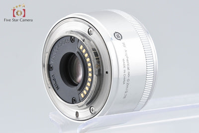 [Used] Nikon 1 NIKKOR 18.5mm f/1.8 Silver