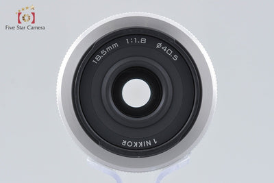 [Used] Nikon 1 NIKKOR 18.5mm f/1.8 Silver
