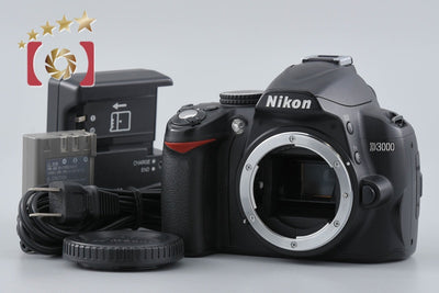 [Used] Nikon D3000 Black Digital SLR Camera