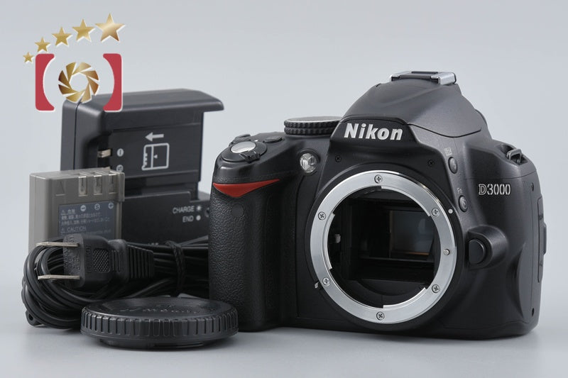 [Used] Nikon D3000 Black Digital SLR Camera