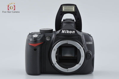 [Used] Nikon D3000 Black Digital SLR Camera