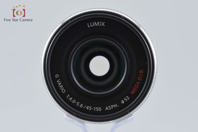 [Used] Panasonic LUMIX G VARIO 45-150mm f/4-5.6 ASPH. MEGA O.I.S. H-FS45150 Silver