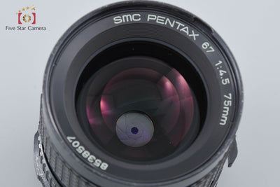 Used: PENTAX smc 67 75mm f/4.5