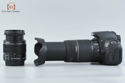 [Used] Canon EOS Kiss X6i Double Zoom Kit