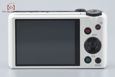[Used] CASIO Casio HIGH SPEED EXILIM EX-ZR100 White Compact Digital Camera with Original Box