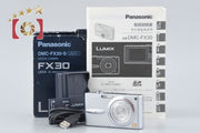 [Used] Panasonic LUMIX DMC-FX30 Precious Silver Compact Digital Camera with Original Box