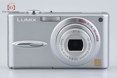 [Used] Panasonic LUMIX DMC-FX30 Precious Silver Compact Digital Camera with Original Box