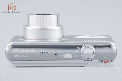 [Used] Panasonic LUMIX DMC-FX30 Precious Silver Compact Digital Camera with Original Box