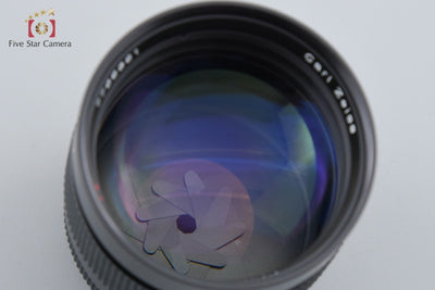 【中古】CONTAX コンタックス Carl Zeiss Planar 85mm f/1.4 T* MMJ
