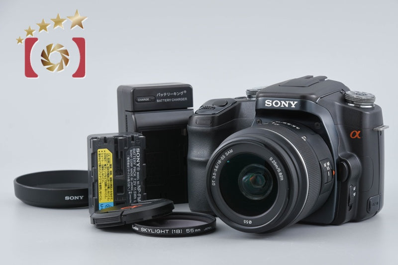[Used] SONY Sony α100 DSLR-A100 Black + DT 18-55mm f/3.5-5.6 SAM SAL1855