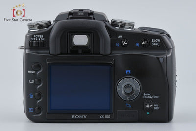 [Used] SONY Sony α100 DSLR-A100 Black + DT 18-55mm f/3.5-5.6 SAM SAL1855