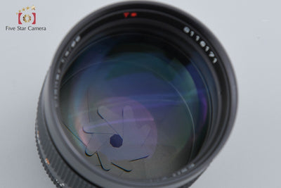 【中古】CONTAX コンタックス Carl Zeiss Planar 85mm f/1.4 T* MMJ