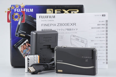 【中古】FUJIFILM 富士フイルム FINEPIX Z800EXR ブラック コンパクトデジタルカメラ 元箱付き